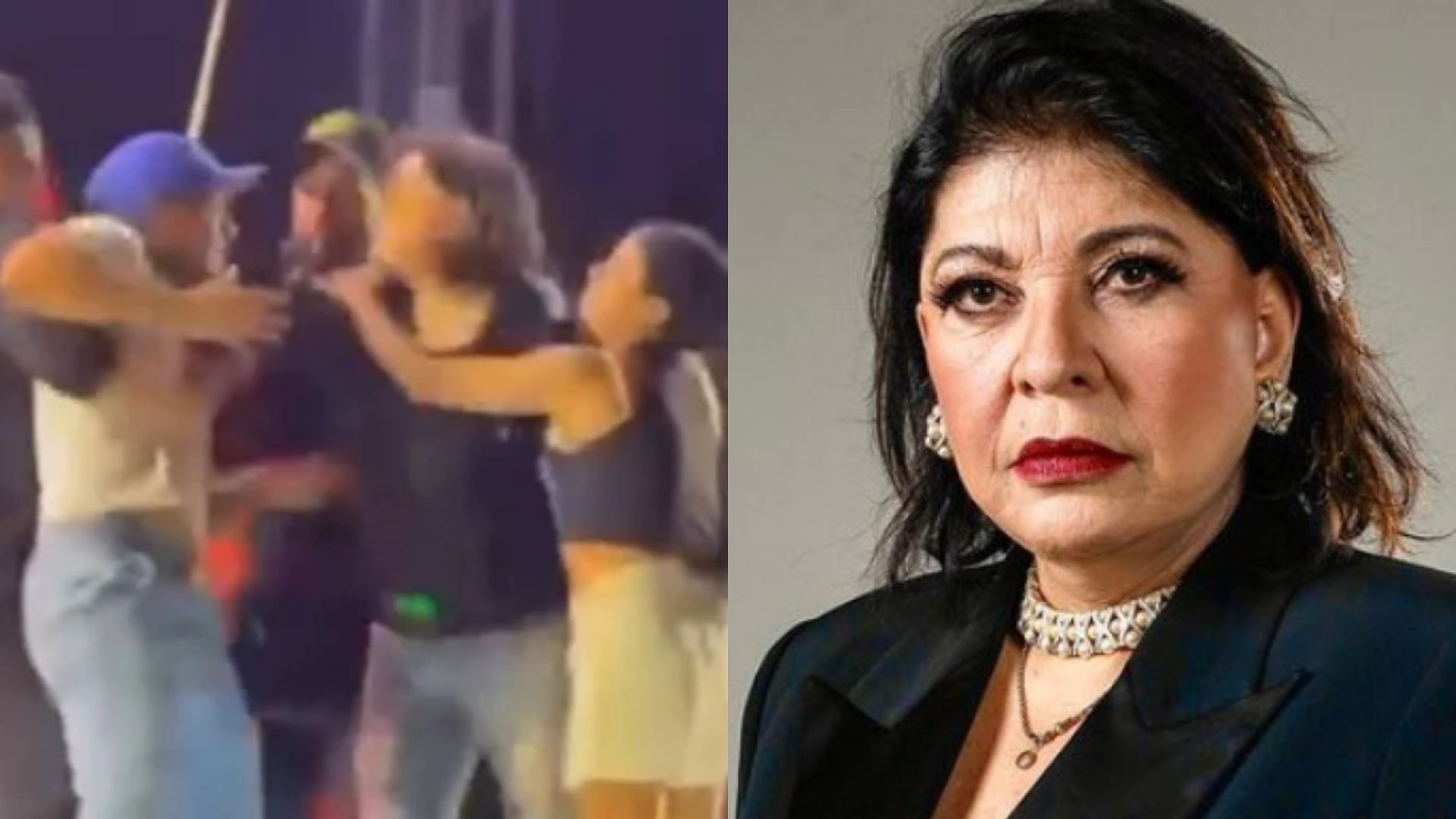 Revoltou? Roberta Miranda perde a linha em show no Ceará e chuta fã