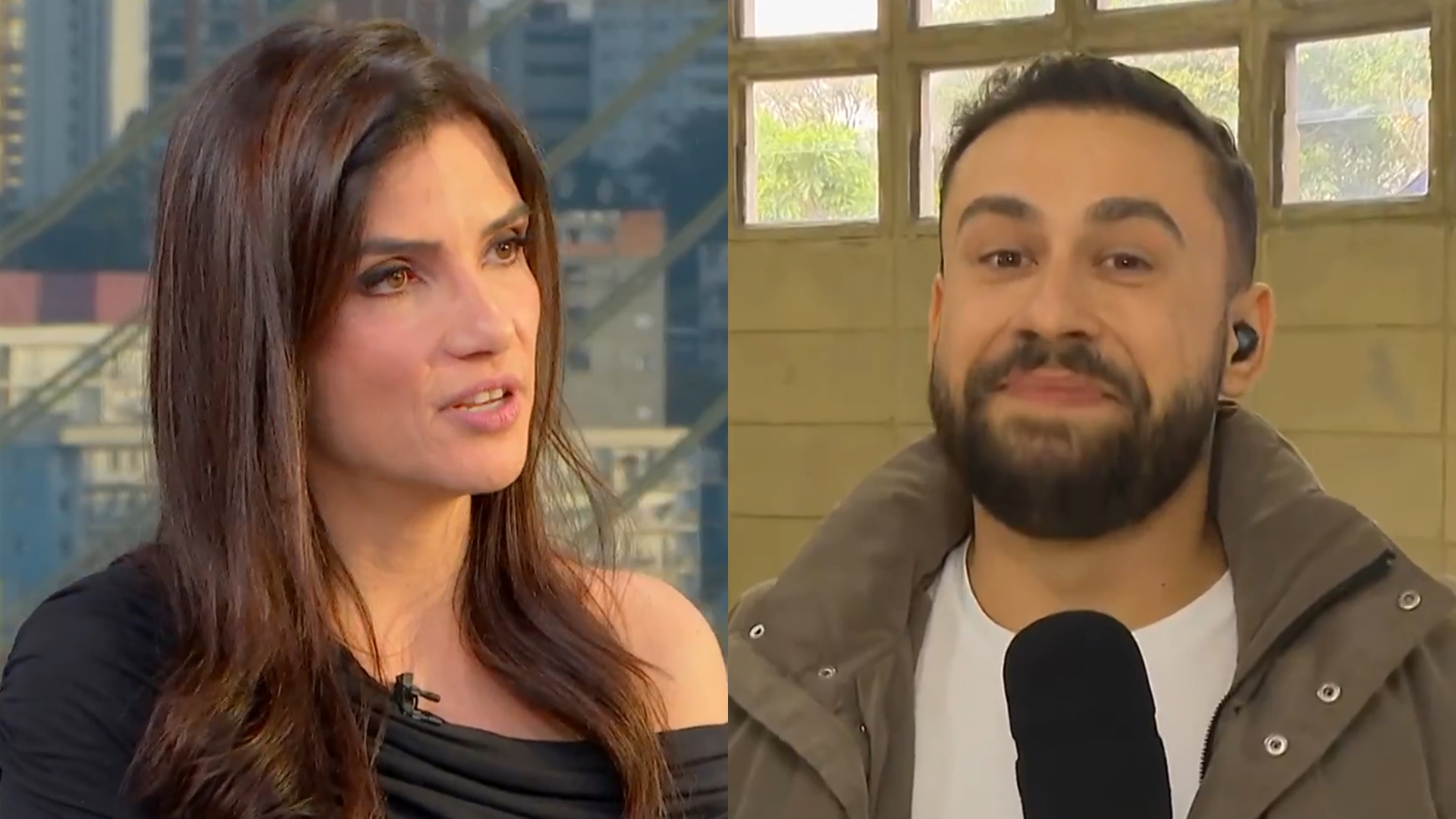 Repórter da Globo desafia colega ao vivo e leva resposta: ‘Não gostei dessa brincadeira’
