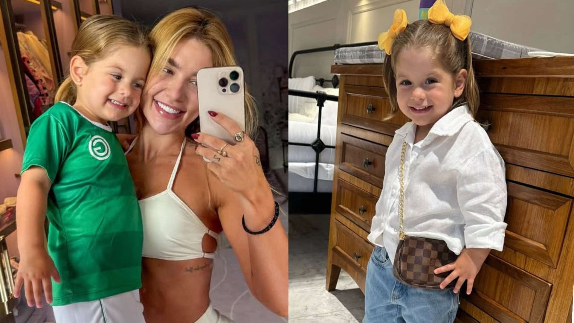 Tudo isso? Veja quanto custam as bolsas de grife de Maria Flor, filha de Virginia e Zé Felipe