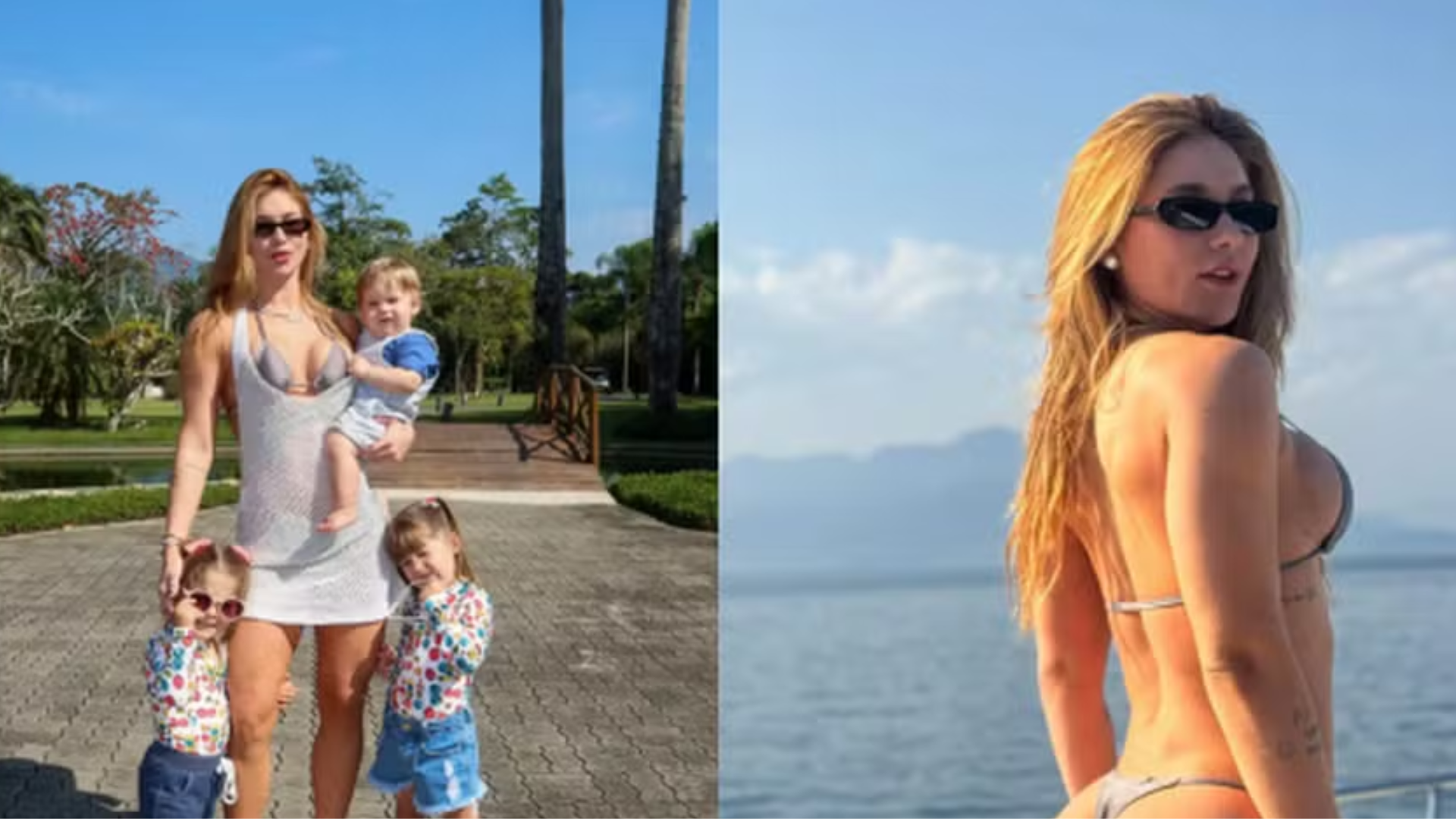 Virginia Fonseca compartilha dia de lazer com os filhos e amigos em Mangaratiba