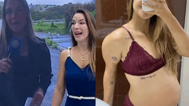 Repórter entra em trabalho de parto durante transmissão ao vivo e choca o público