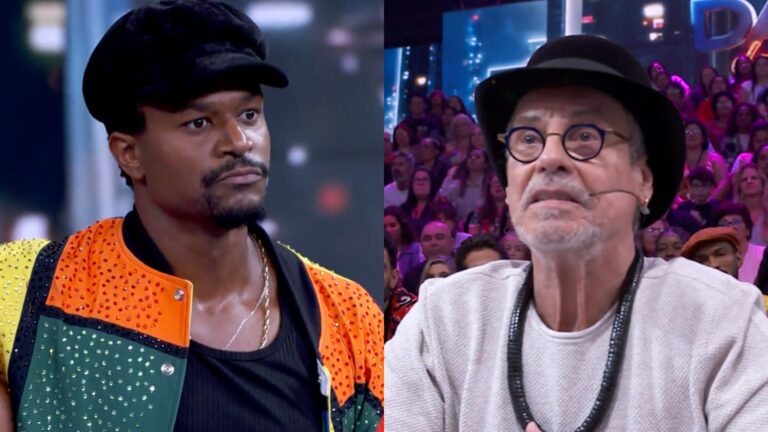 Carlinhos de Jesus revolta a web após fala para David Junior na Dança dos Famosos: ‘Preto tem’