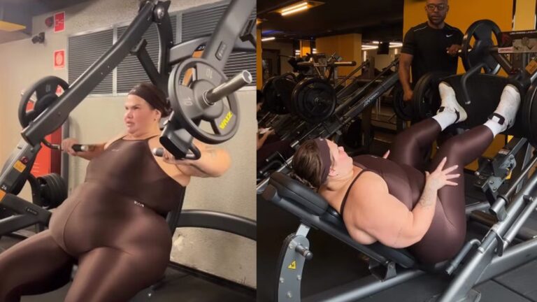 UAU! Thais Carla exibe rotina de treino e diz: ‘Ser gostosa e saudável não é fácil’