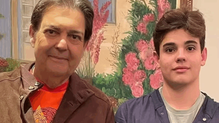 Com 17 anos, filho mais novo de Faustão é visto com ex-bailarina de 36