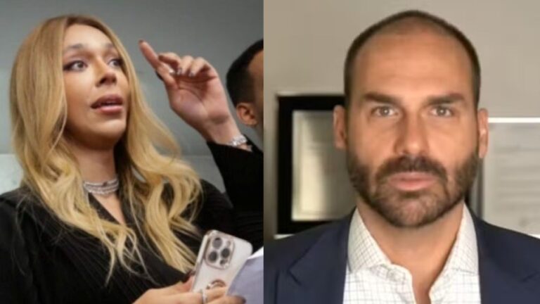 Erika Hilton xinga Eduardo Bolsonaro de ‘verme’ e faz previsões duras sobre seu futuro político