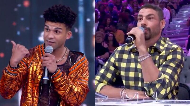 Astro de Vale Tudo cria climão no Domingão com revelação na frente de Cauã Reymond: ‘Vale Nada’