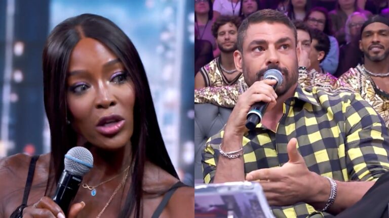 Naomi Campbell surpreende ao revelar no Domingão passado com Cauã Reymond: ‘Ele era…’