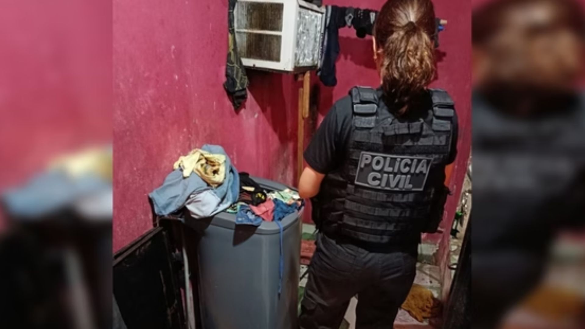 GRAVE! Avô escondia neta em máquina de lavar para não ver mãe sofrer abuso