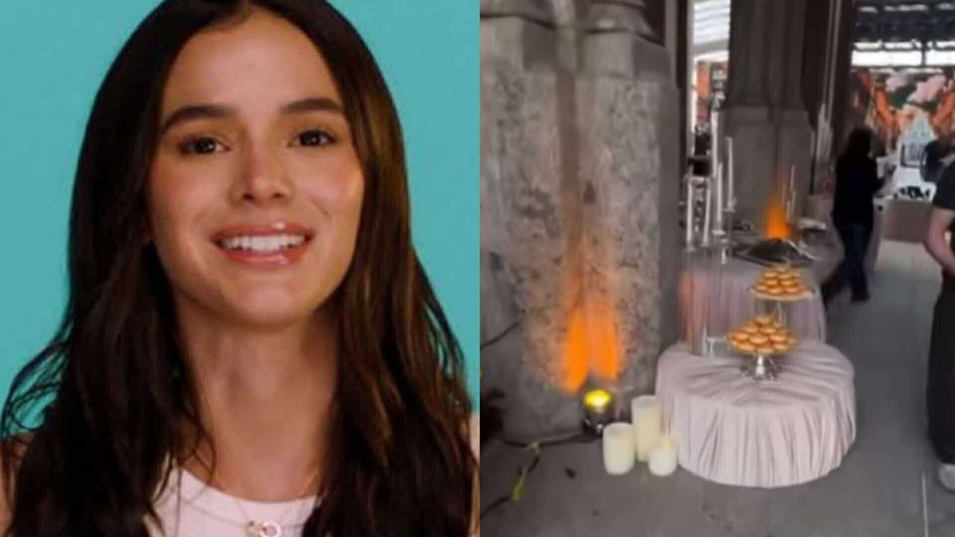 Exagerou? Decoração da festa de Bruna Marquezine divide opiniões: ‘Horrível’