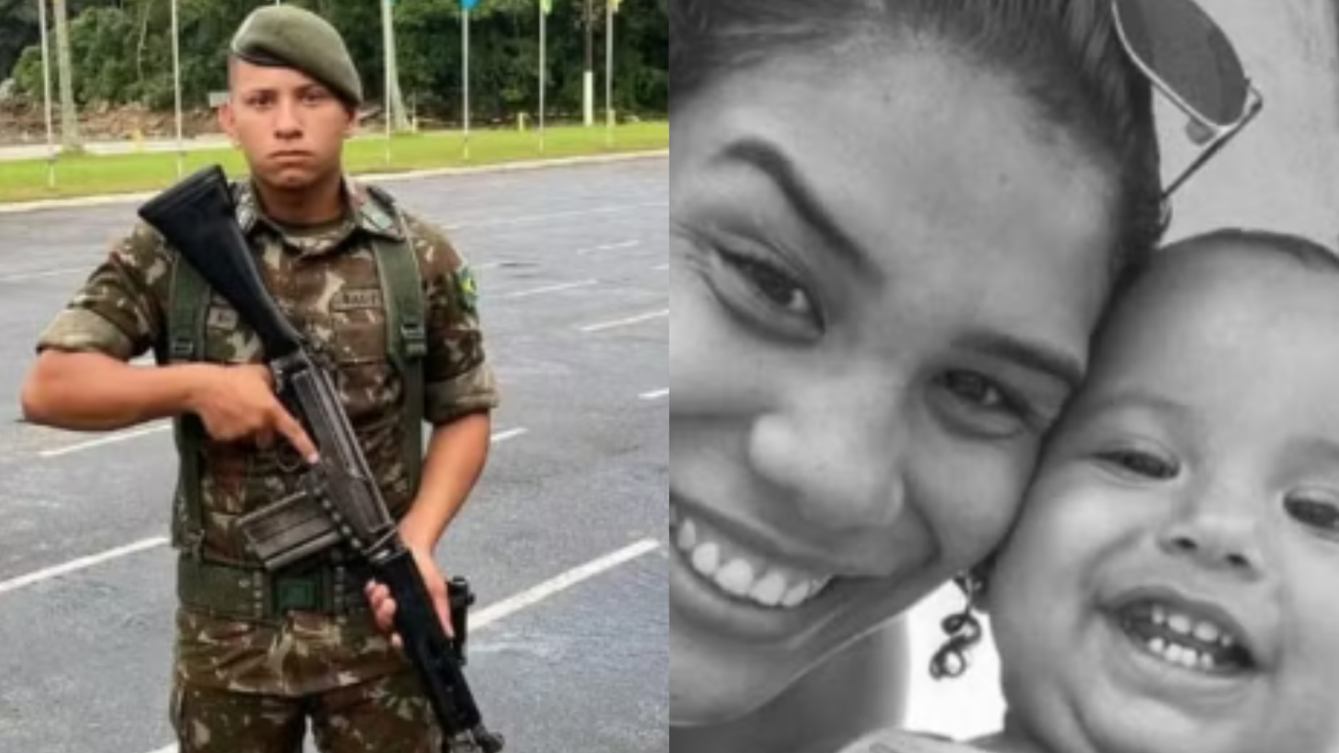 Tragédia familiar! Sargento do Exército matou a esposa e a filha de 1 ano