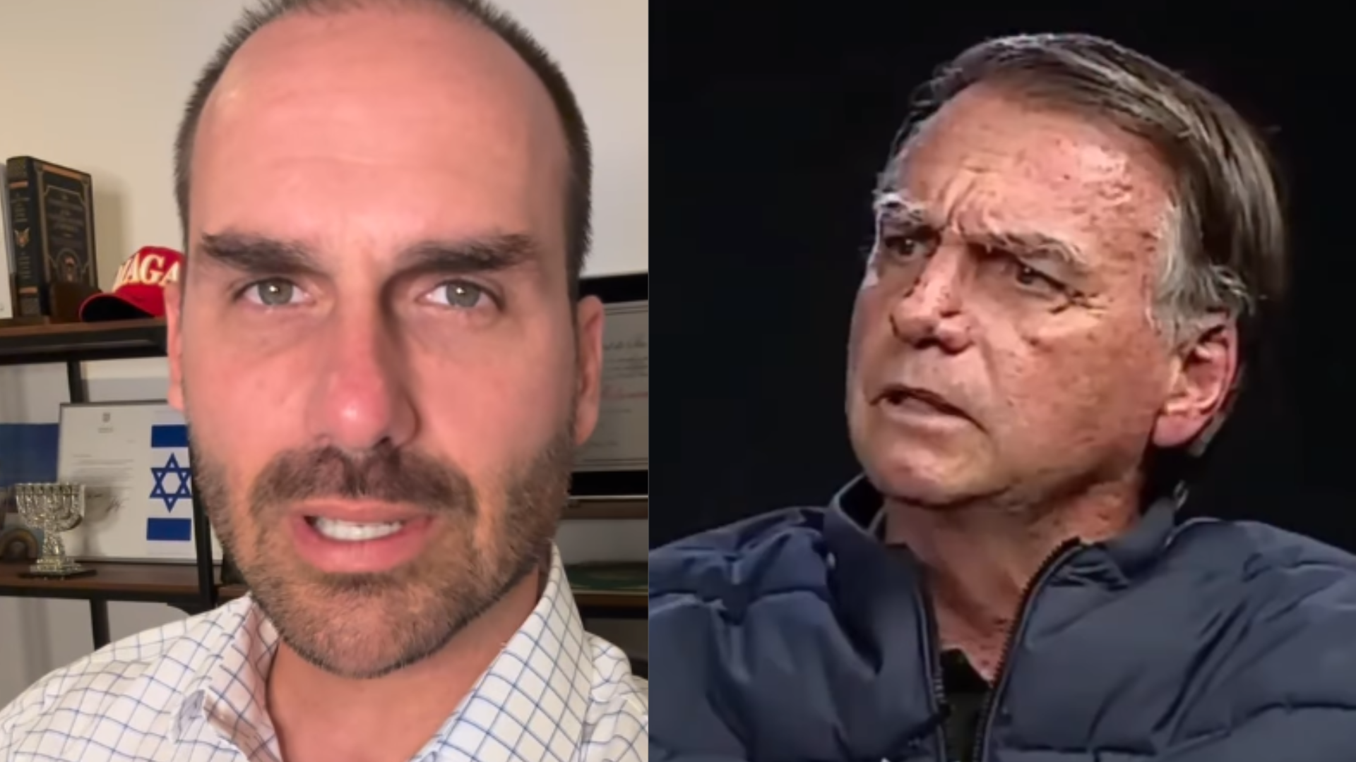 Eduardo Bolsonaro ofende o pai após ser chamado de imaturo em entrevista: ‘Vai…”