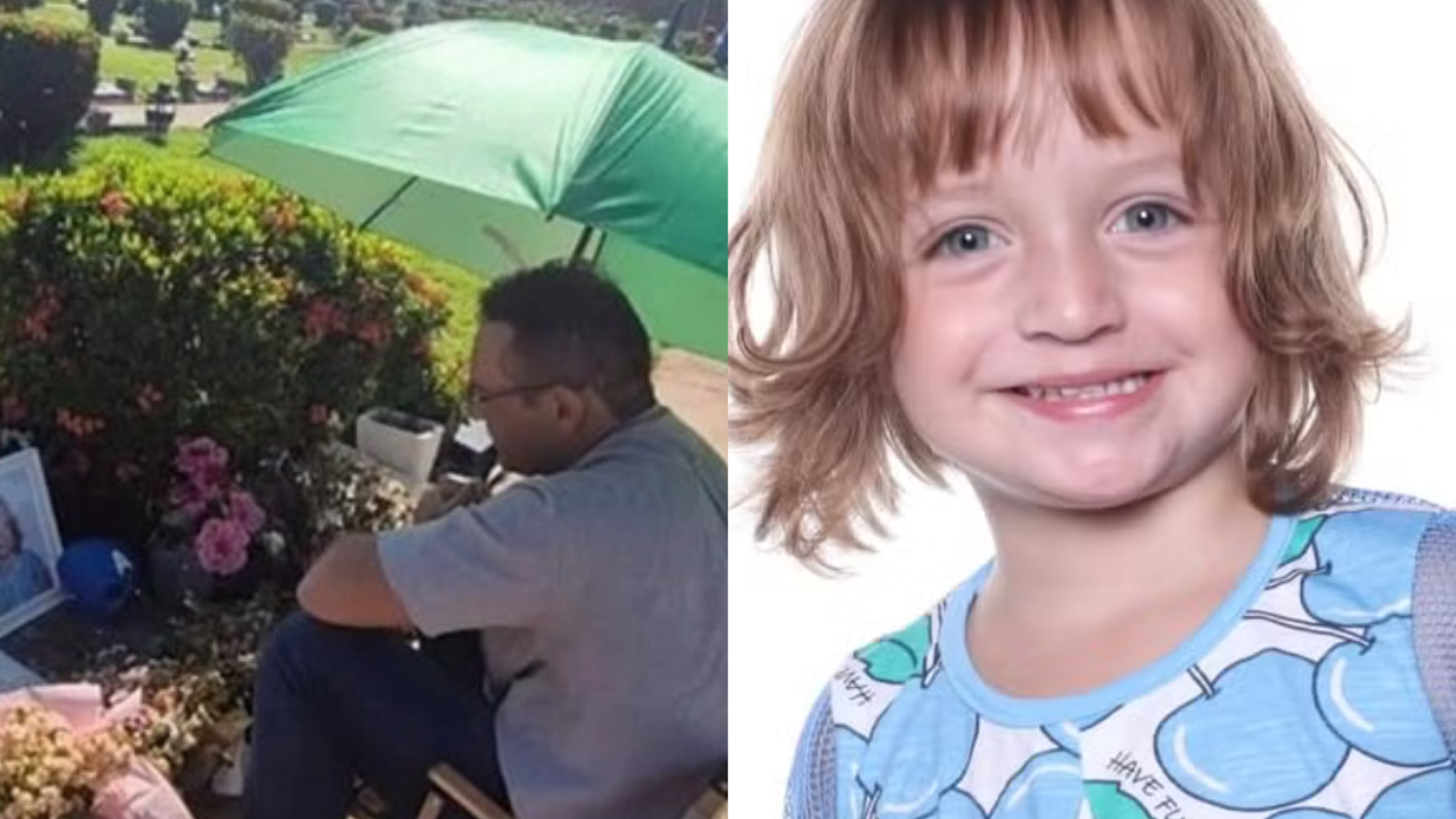 LUTO! Pai passa o Dia dos Pais no túmulo da filha e comove nas redes sociais