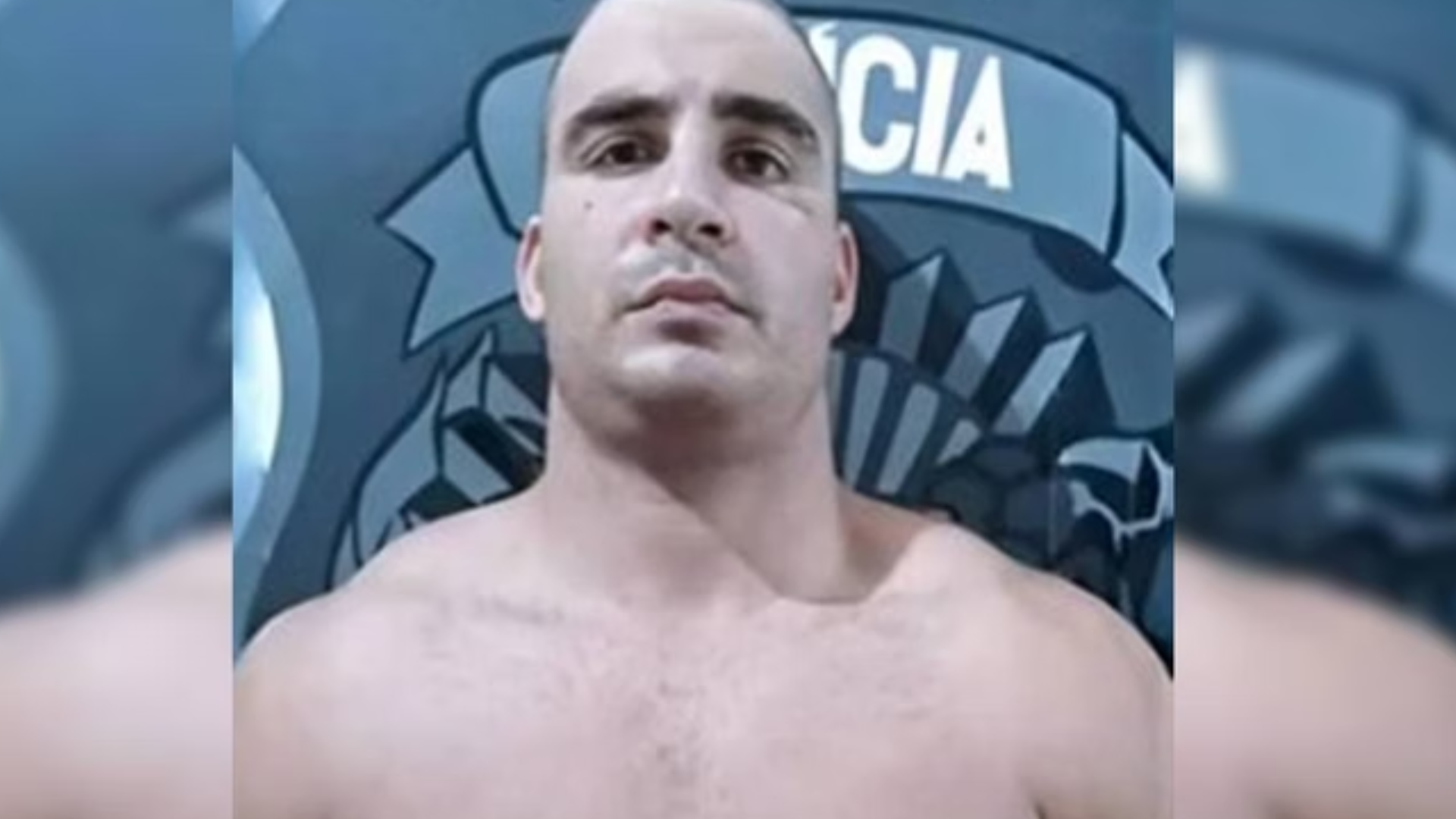 MACHUCADO! Veja imagens do jogador agredido na cadeia após dar 61 socos na namorada