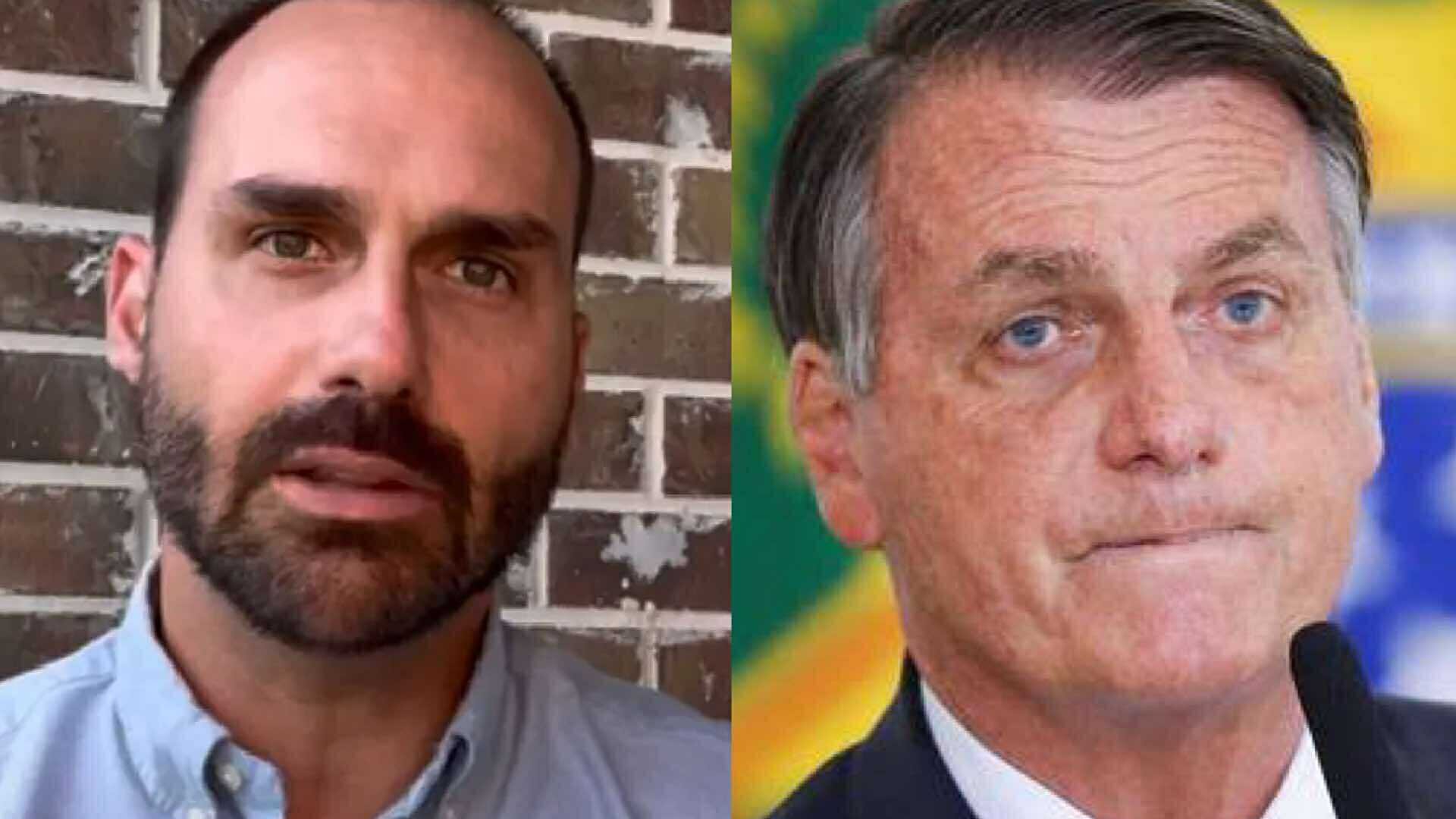 Xingou! Mensagens de Eduardo para Bolsonaro chocam a internet: ‘Ingrato…’