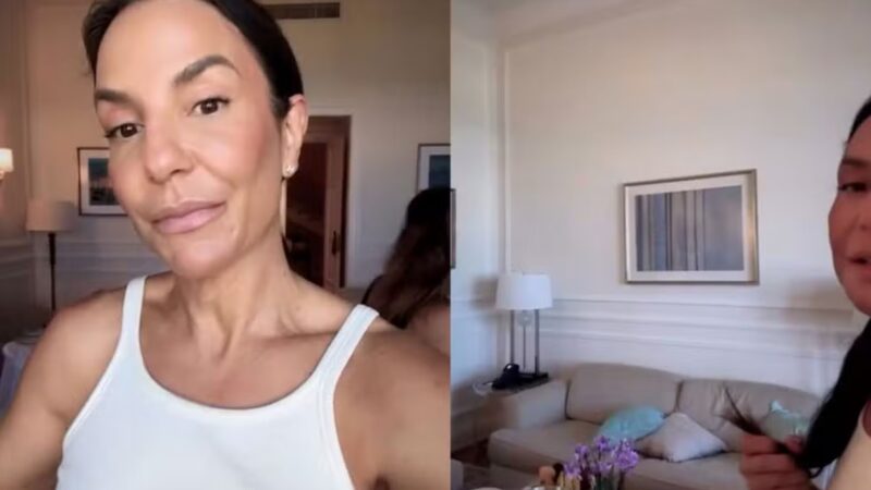Ivete Sangalo se hospeda na mesma suíte que Odete Roitman no Rio de Janeiro; veja