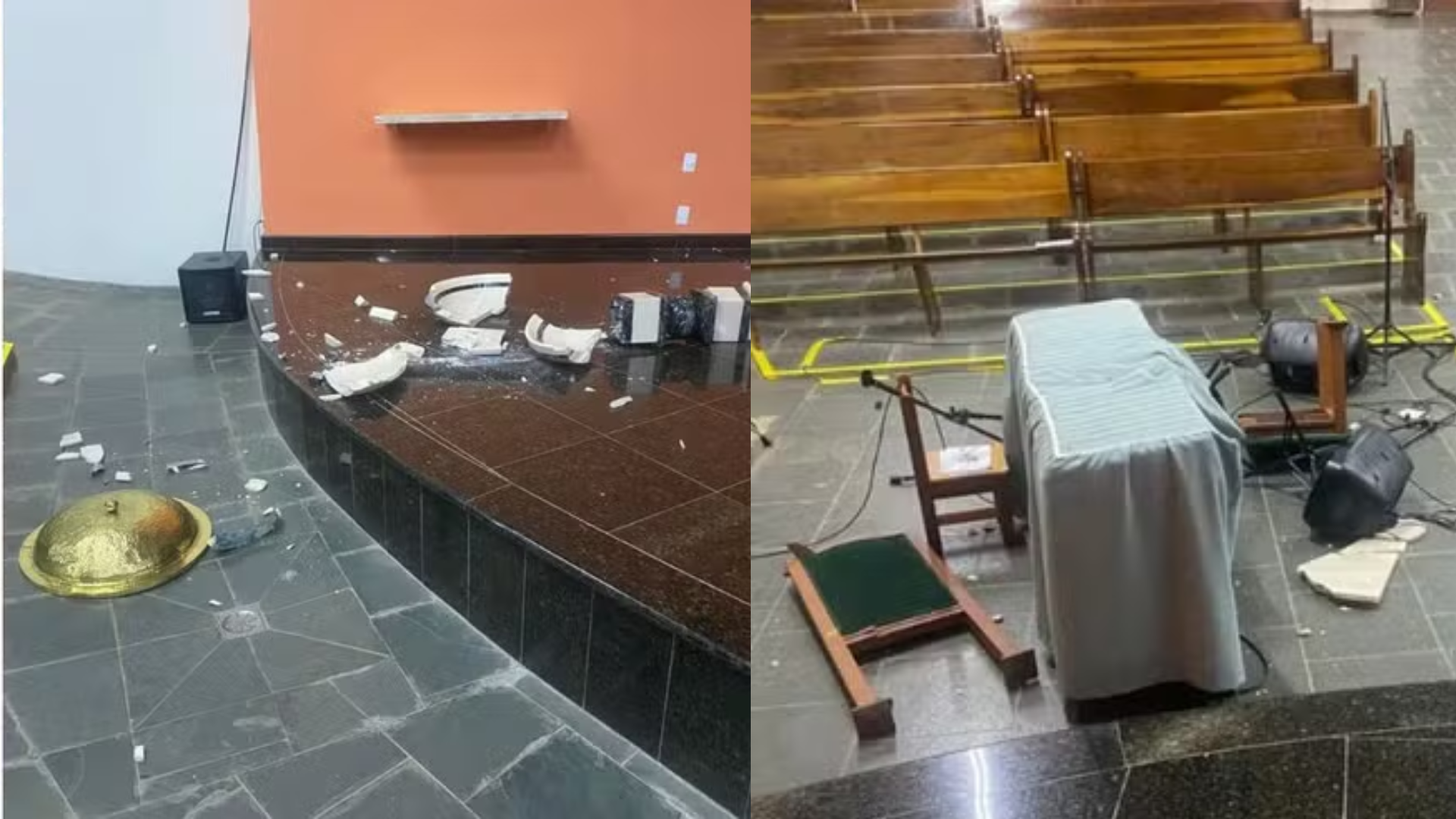 Médico é detido após vandalismo em igreja de Campinas