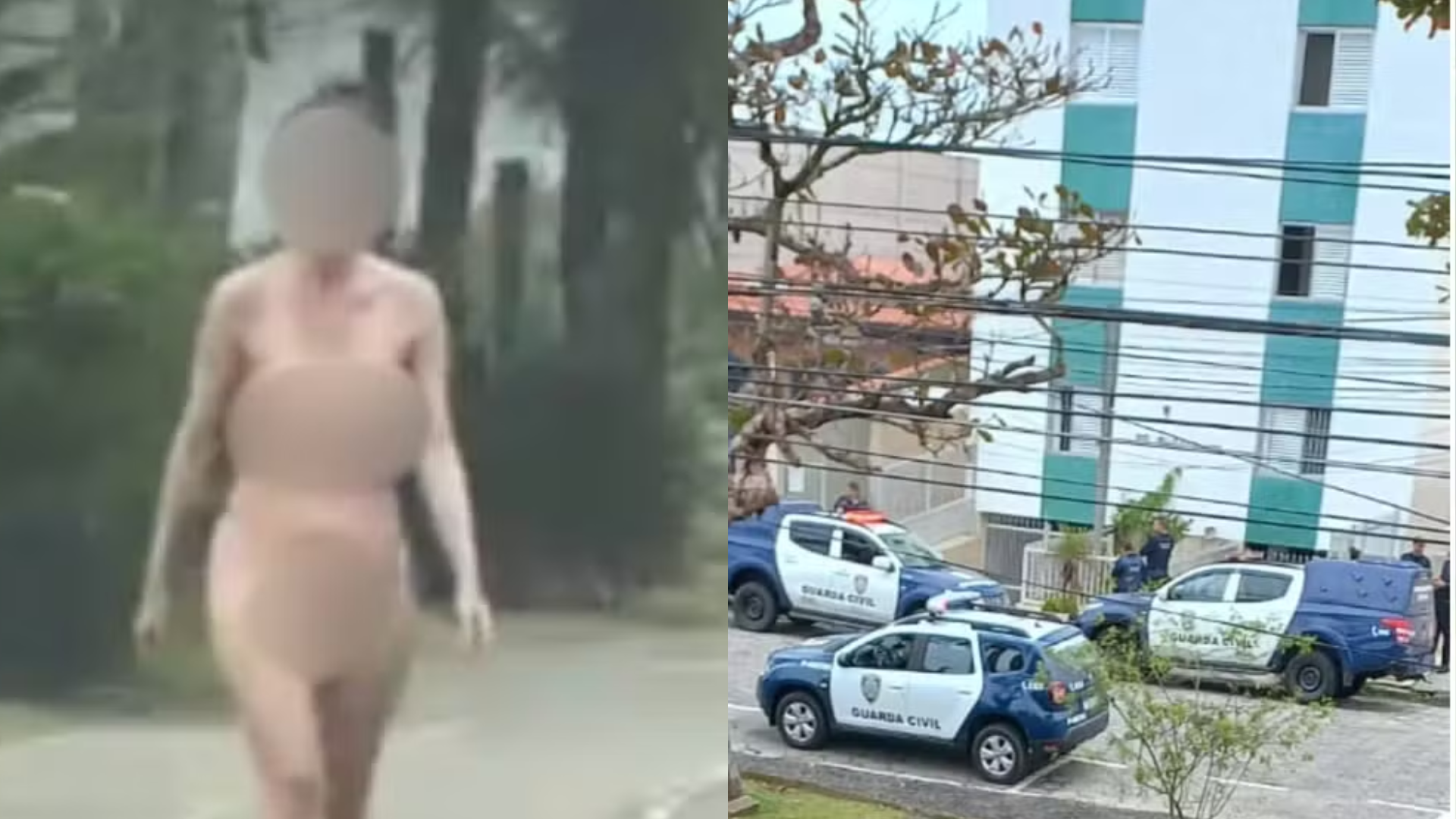 Mulher nua na praia confessa ter matado o pai com 20 facadas