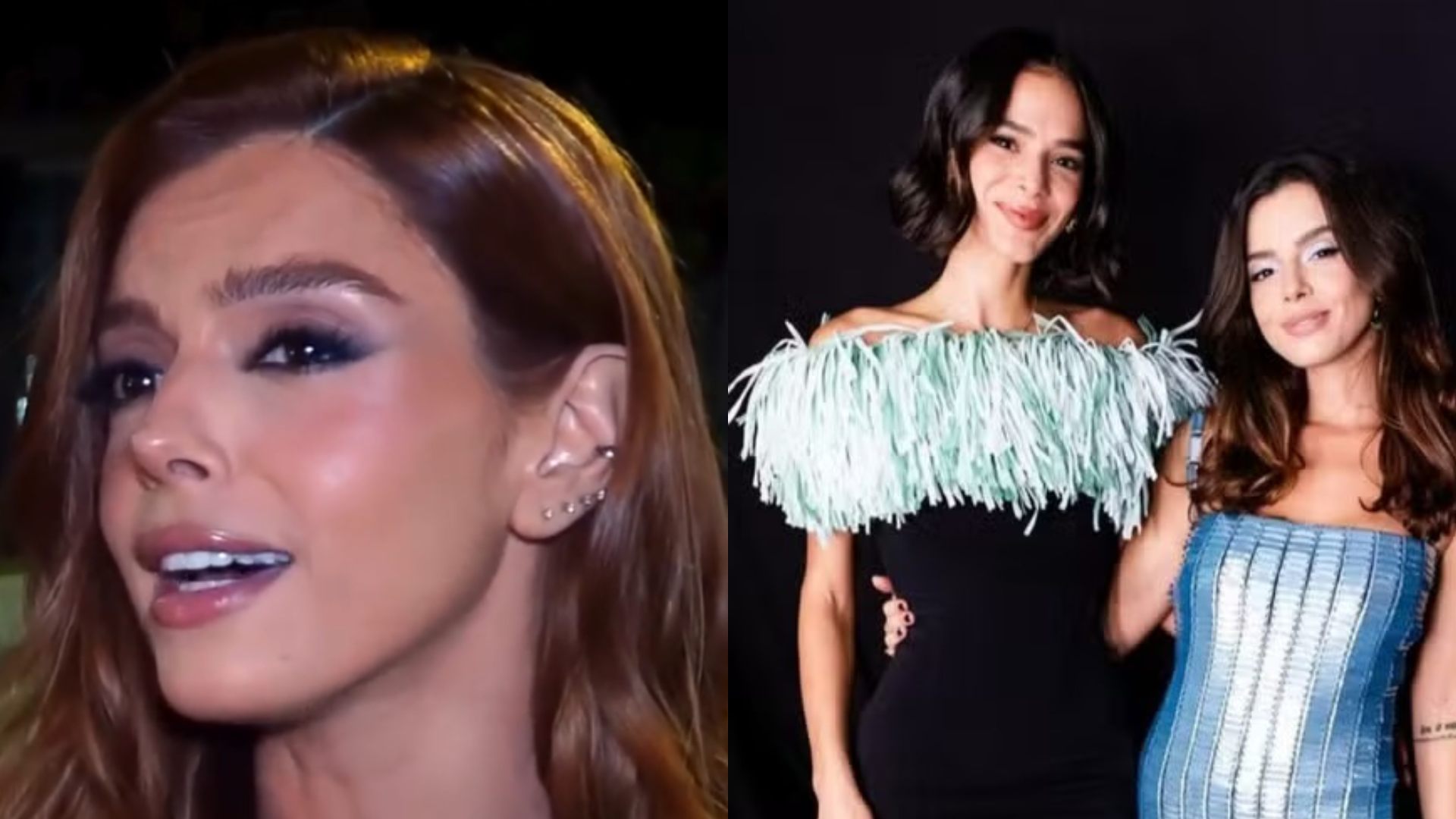 O que será? Giovanna Lancellotti faz mistério sobre o presente de Bruna Marquezine