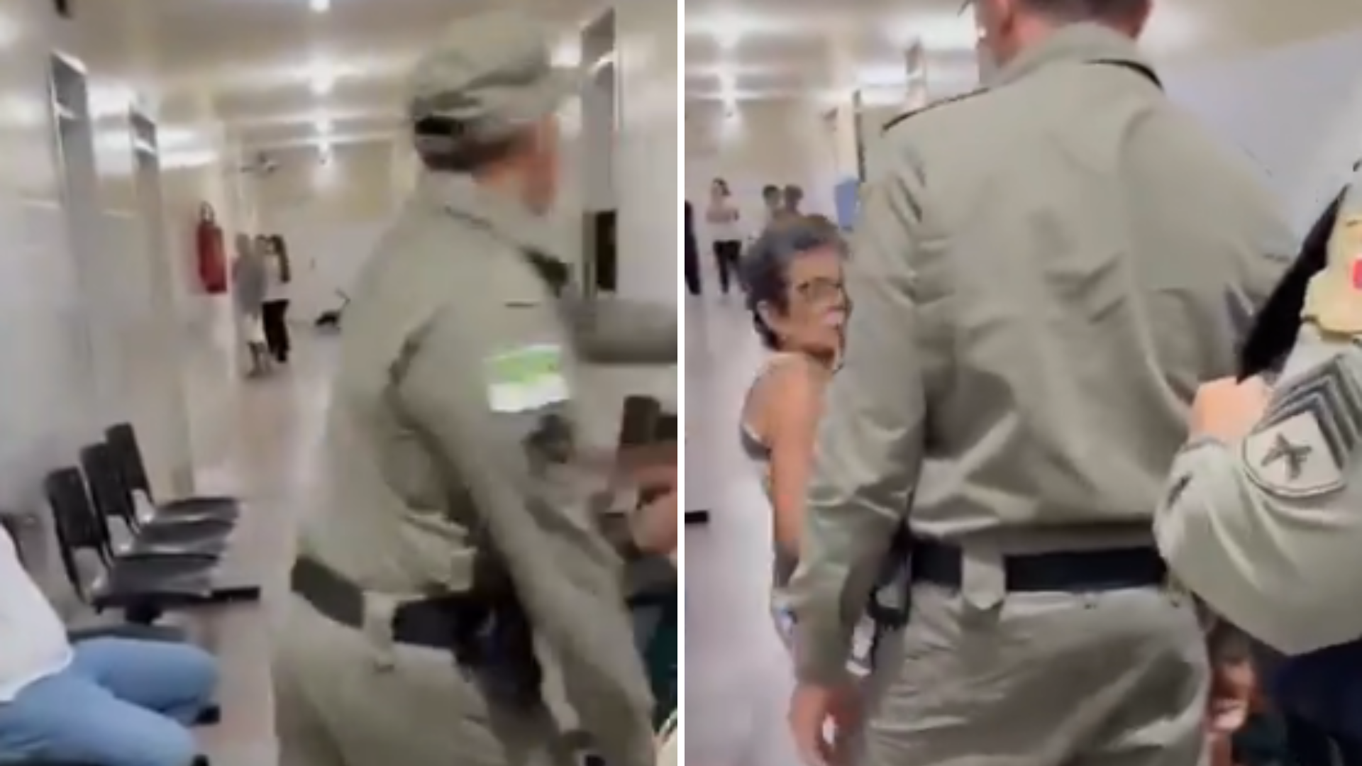 Vídeo: Policial agride paciente com deficiência dentro de hospital