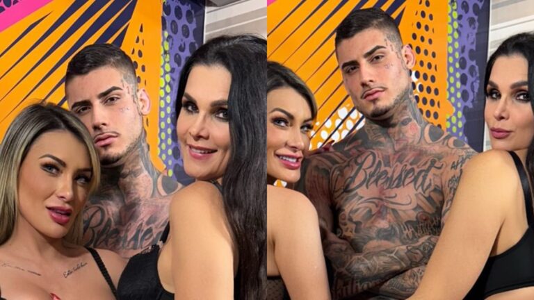 Luiza Ambiel grava filme quente com Andressa Urach e o ex da famosa: ‘O que a velha da banheira faz’