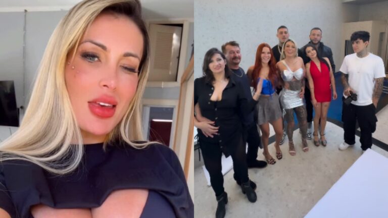 Andressa Urach choca ao revelar gravação com pai, irmã, filho e ex: ‘Em ação’