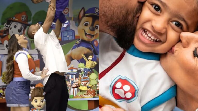 Novo visual do filho de Viviane Araújo chama atenção em festa; veja