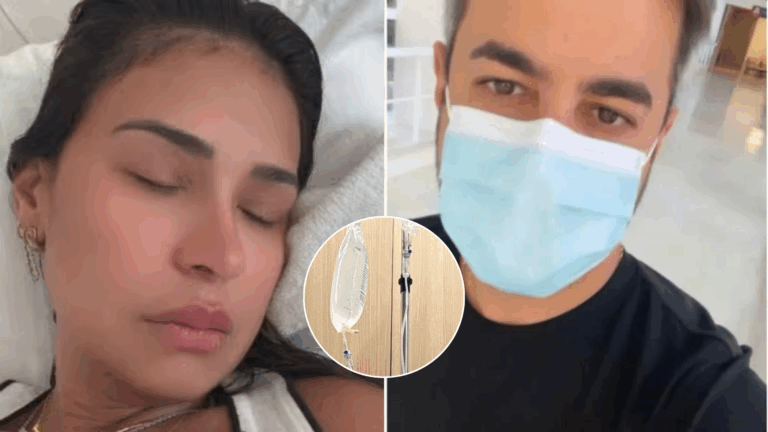 Após Simone Mendes ser internada com vírus, marido Kaká Diniz também é hospitalizado