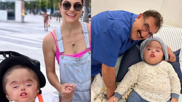 Nora de Ratinho emociona ao exibir filho andando: ‘Celebro cada esforço’