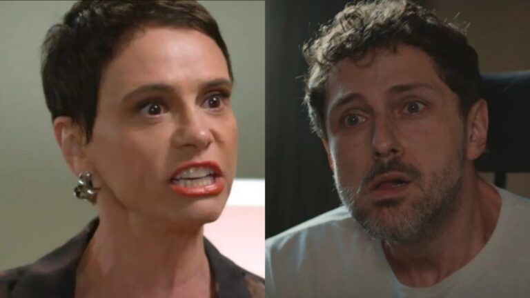 Celina de Vale Tudo, Malu Galli fala sobre cena de Leonardo reaparecendo: ‘Meteoro que cai’