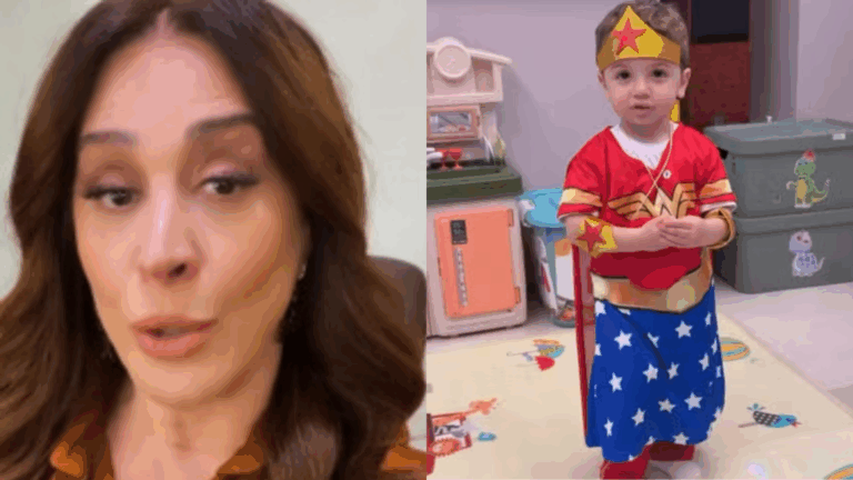 Claudia Raia é detonada na web por expor filho fantasiado de Mulher-Maravilha