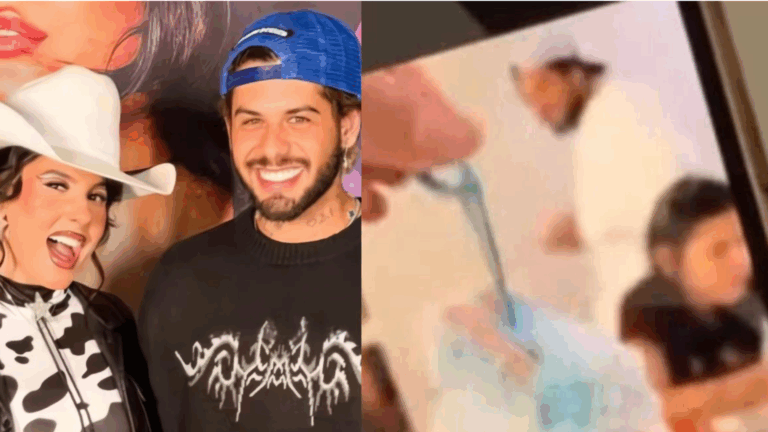 Flagrados? Vídeo mostra Zé Felipe em churrasco na casa da família de Ana Castela