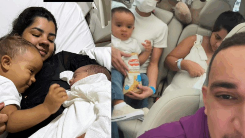 De volta para casa! Mulher de João Gomes recebe alta hospitalar após dar à luz: ‘Esgotamento’
