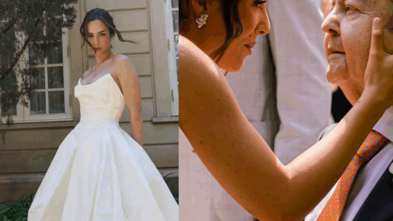 Muita emoção! Lara Silva exibe foto inédita com Faustão em seu casamento: ‘Maior presente’