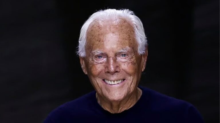 LUTO! Aos 91 anos, morre o estilista italiano Giorgio Armani