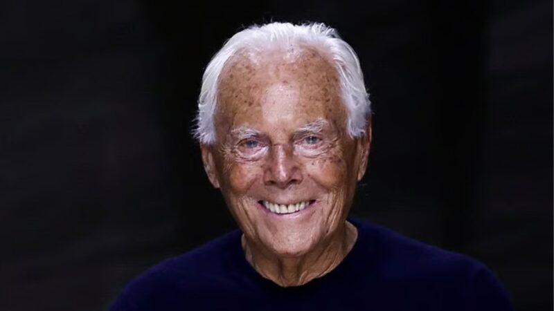 LUTO! Aos 91 anos, morre o estilista italiano Giorgio Armani