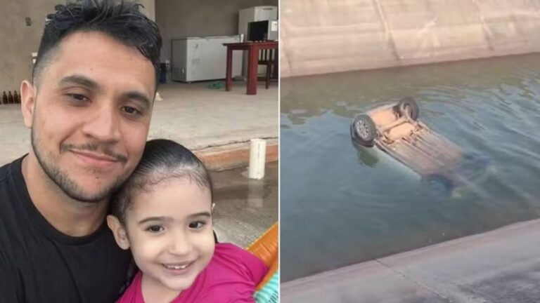 Pai e filha são achados mortos dentro de carro que caiu em canal no Ceará