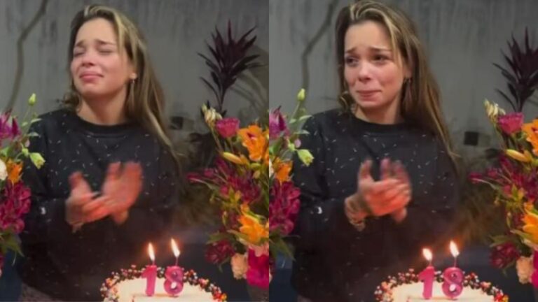Influencer Kamylinha comemora 18 anos e chora por não ter Hytalo Santos ao lado