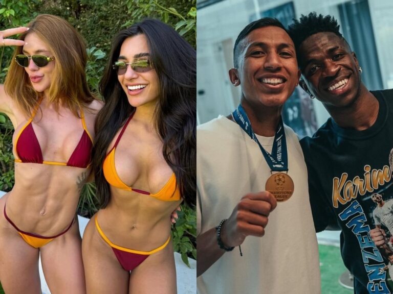 Duda Freire, amiga de Virginia, chama atenção ao aparecer de mãos dadas com assessor de Vini Jr.