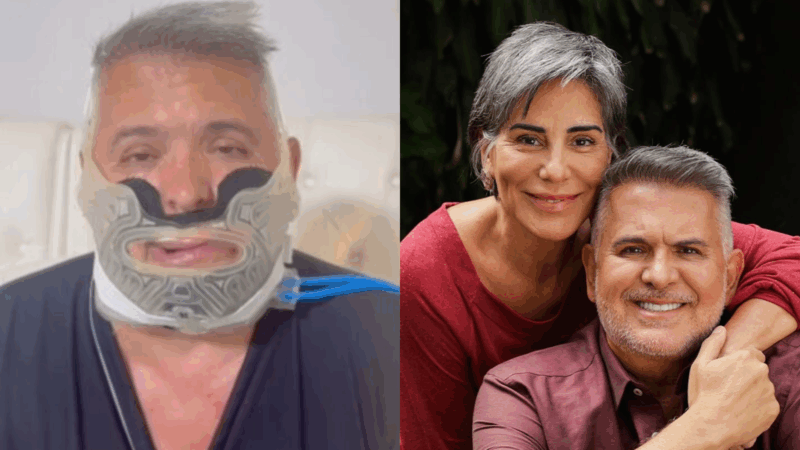 É grave? Marido de Gloria Pires passa por cirurgia delicada