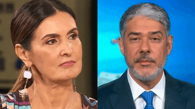 Fátima Bernardes, ex-mulher de William Bonner, reage à saída do jornalista do Jornal Nacional