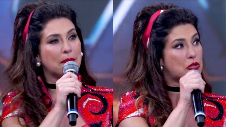 Eliminada da Dança dos Famosos, Fernanda Paes Leme fala sobre jurados e chora com mensagem de artista