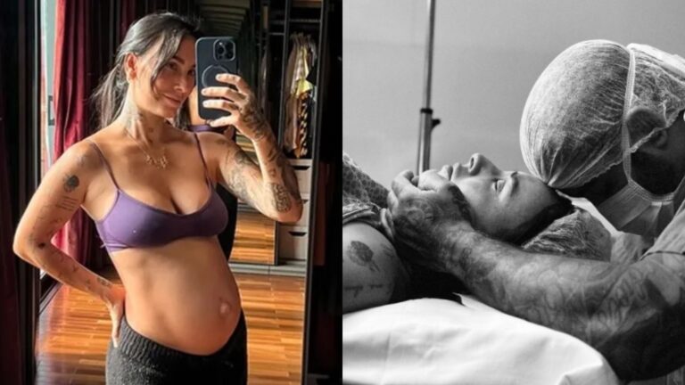Clara Maia emociona ao mostrar vídeo do parto prematuro: ‘Dia mais difícil’