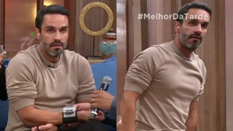 Apresentador faz exame ao vivo e resultado causa espanto: ‘Vou ter que sair’