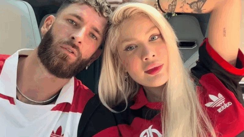 Léo Pereira e Karoline Lima