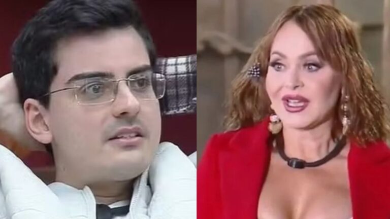 ‘A Fazenda 17’: Segundas intenções? Dudu Camargo orienta Gaby Spanic sobre o sino da desistência