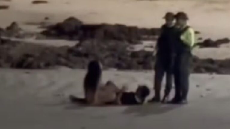 Casal é interrompido por PM durante relação sexual em praia famosa