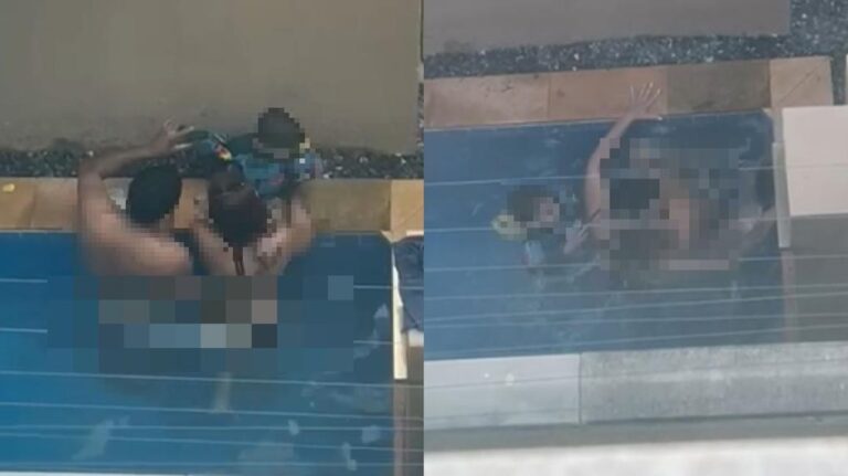 Prefeito quer punir casal flagrado transando em piscina na frente do filho