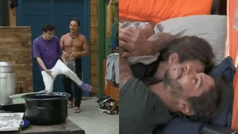 A Fazenda 17: Dudu Camargo diz que flagrou sexo entre Michelle e Shia: ‘Demoraram’