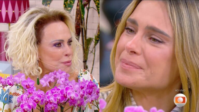 Ana Maria Braga faz Carolina Dieckmmann chorar no Mais Você com revelação e presente: ‘Nunca mais esqueci’