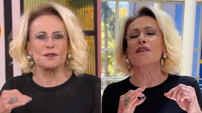 Ana Maria Braga revela motivo de dor de barriga que a fez deixar o Mais Você ao vivo: ‘Foi isso’